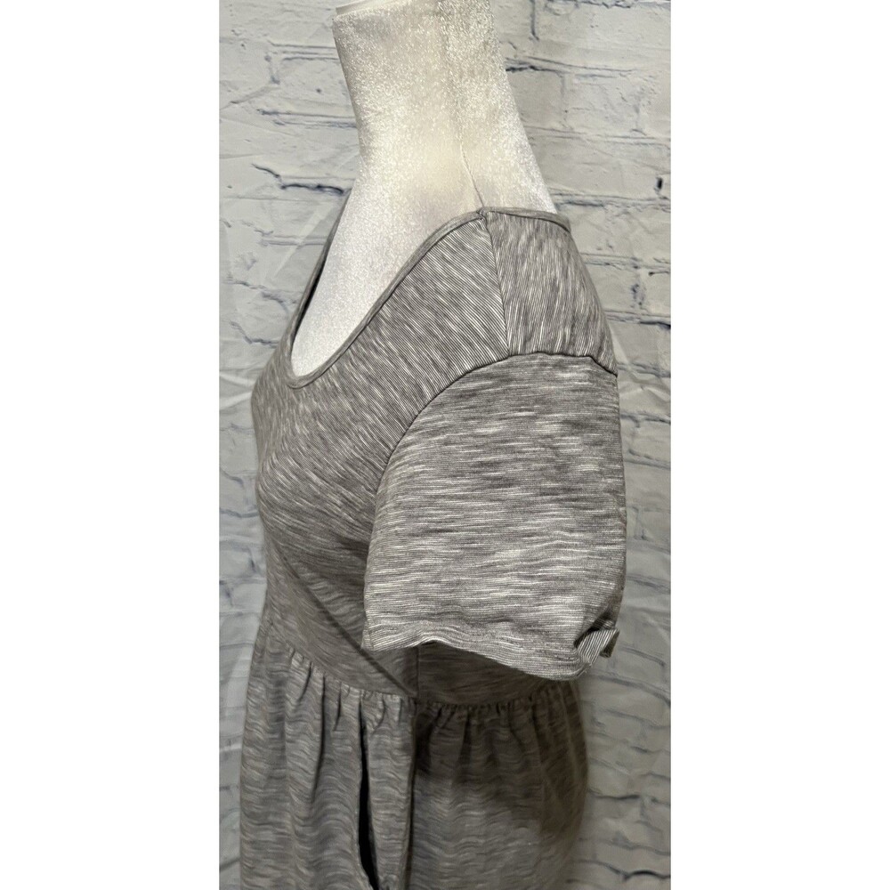 Natural By Known Supply Gray Organic Cotton Dress Size Medium - Picture 6 of 11